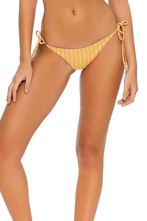 Luli Fama Rebel Glam Wavey Ruched Back Tie Side Bottom
